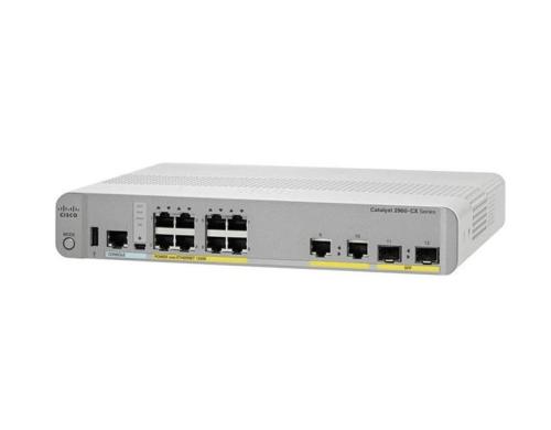 Cisco 2960CX-8PC-L: 8 Port LAN Base Switch 8xGE, 8xPoE+ (124W), 2xSFP 1G