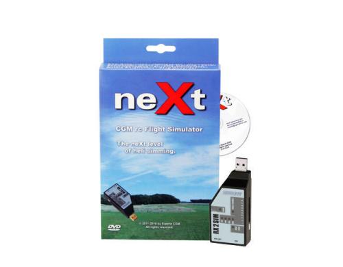 neXt CGM RC Heli Flugsimulator DVD und RX2SIM USB-Interface