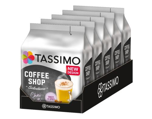 Tassimo T DISC Chai Latte Karton  5 Packungen (fr je 8 Getrnke)