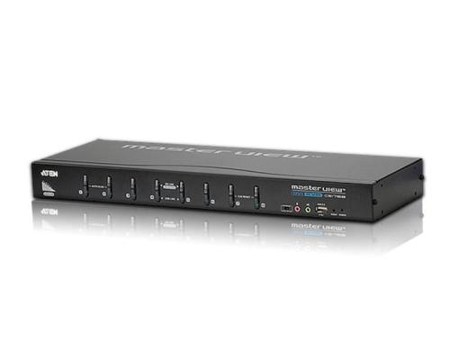 Aten CS1768: DVI KVM Switch, 8Port inkl.2 Kabelstze 1.8 Meter