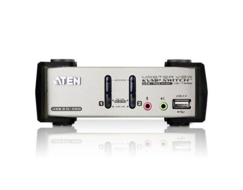 Aten CS1732B: VGA KVM Switch, 2Port USB, inkl.2 Kabelstze 1.2 Meter