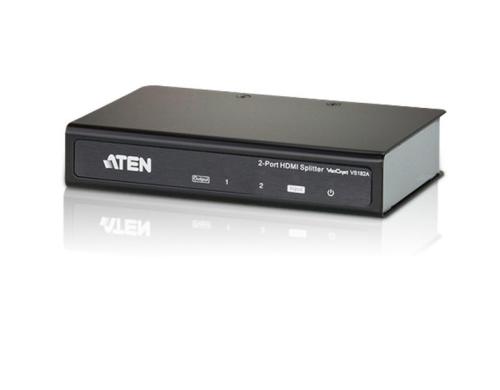 Aten VS182A: 2Port HDMI-Splitter 4096x2160 Ein Signal an zwei Anzeigegerten