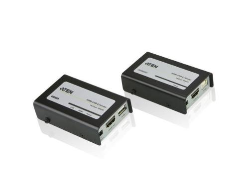 Aten VE803: HDMI-Extender inkl. USB bis 60m Reichweite, bis 1920x1200 Aufl.