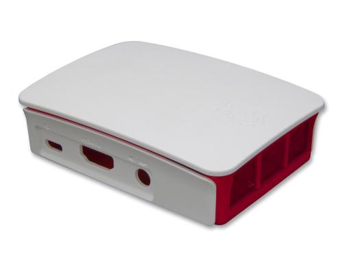 Gehuse zu Raspberry Pi 3 Typ B Farbe: rot/weiss
