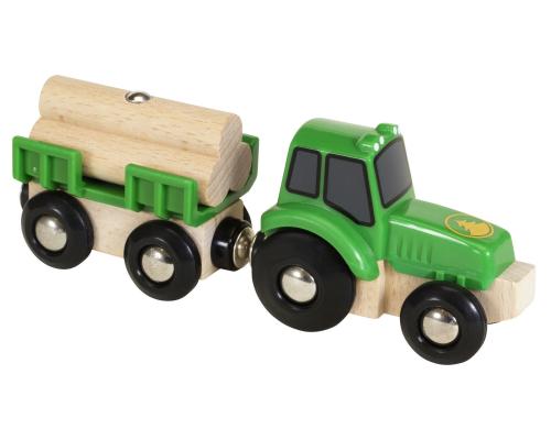 Holz Traktor mit Ladung Alter: 3+,