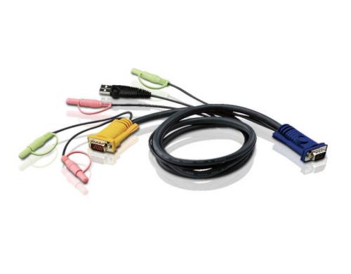 Aten 2L-5305U: USB-KVM-Kabel 5M PC-Anschlussstecker: HDB und USB, Audio