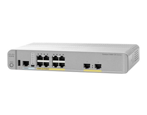 Cisco 3560CX-8PT-S: 8 Port IP Base Switch 8xGE, 8xPoE+ (146W)