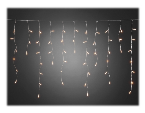 Konstsmide Curtain Eisregen, 200 LED, Out 507x90, Kabel transparent