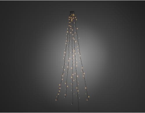 Konstsmide Baummantel LED, 5x30 LED, Indoor Bernsteinfarben, Kabel dunkelgrn