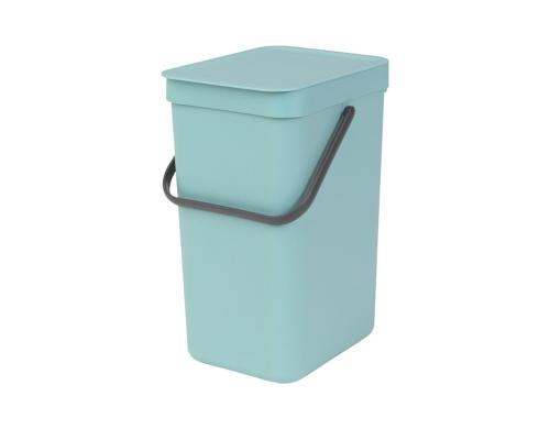Brabantia Sort & Go Recyclingbehlter Inhalt 12 Liter, mint