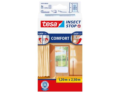 Tesa Insect Stop Comfort Tren weiss Grsse: 2x 0.65m x 2.5m,