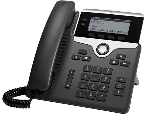 Cisco UC Phone 7821 IP-Telefon Schwarz 