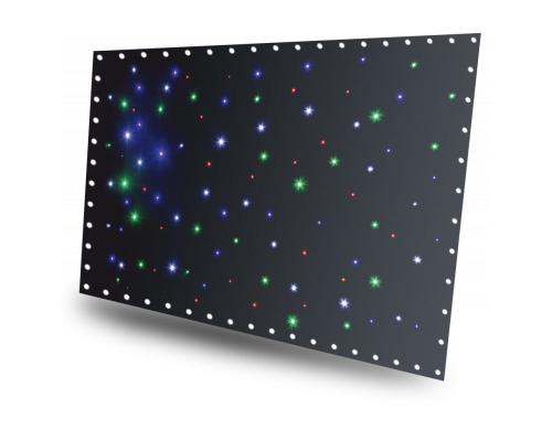 BeamZ SparkleWall LED96 RGBW 3x2m Sternenvorhang inkl. Controller