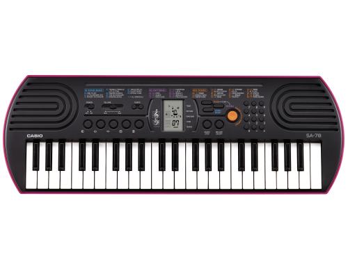 CASIO SA-78 Mini Keyboard, 44 Keys, Pink
