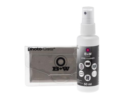 B+W Lens Cleaner Reinigungsset Pumpspray u. Reinigungstuch