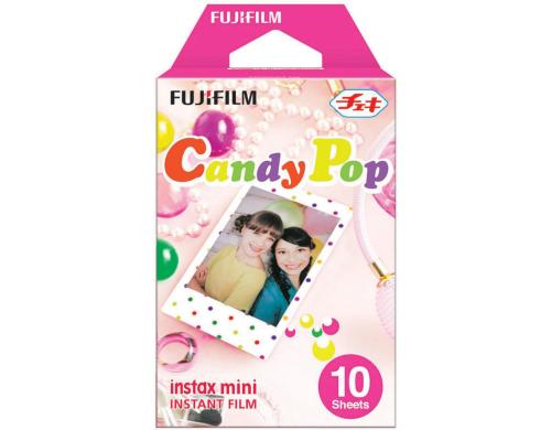 Fujifilm Instax Mini 10 Blatt candy pop zu Instax Mini 90 Neo classic / Mini 8