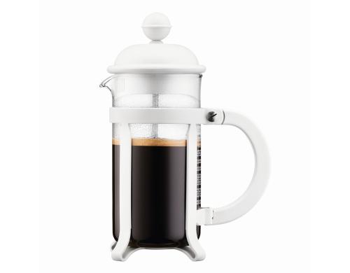 Bodum Java Kaffeebereiter 0.35 Liter weiss, French Press fr drei Tassen