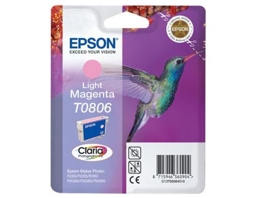 Tinte Epson C13T080640 light magenta, 7.4ml zu Stylus Photo R265/R360/RX560/P50