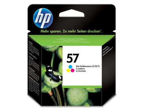 HP Tintendruckkopf cyan/magenta/gelb HC (C6657AE#UUS, 57)