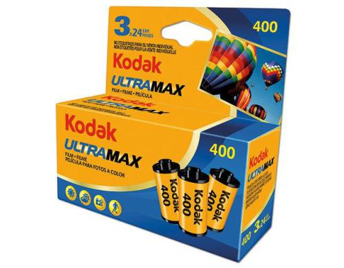 Kodak Ultra Max 400 3x Film 135/24 3x 24 Film