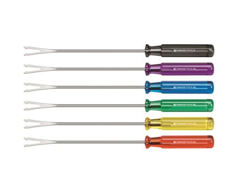 PB Swiss Tools Fleischfonduegabeln Set Packung  6 Stck, farbig