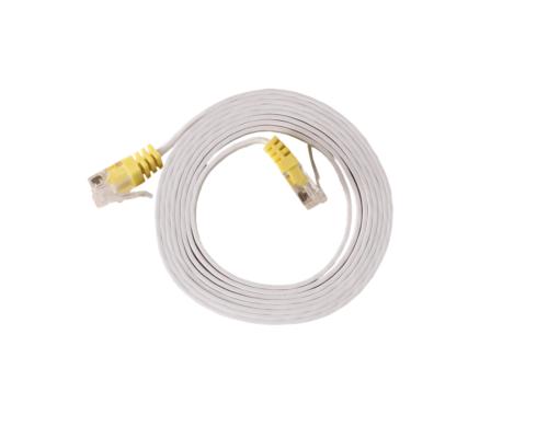Swisscom HF Kabel CAT6 Ethernet 2m, flach, weiss