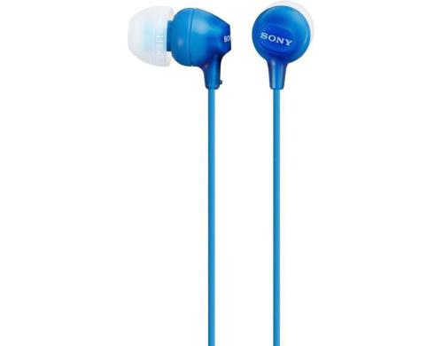 Sony Kopfhrer MDREX15LPLI, blau In-Ear, 3 Ohrpolster Grssen