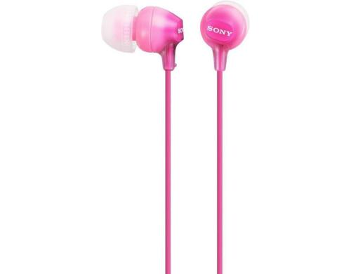 Sony Kopfhrer MDREX15LPPI, pink In-Ear, 3 Ohrpolster Grssen