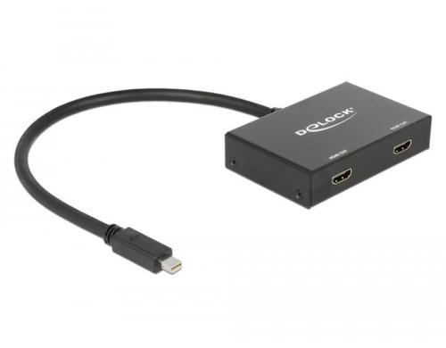 Mini-Displayport zu 2xHDMI Splitter, 4K 2 HDMI Gerte an MiniDP Anschluss. DP V1.2
