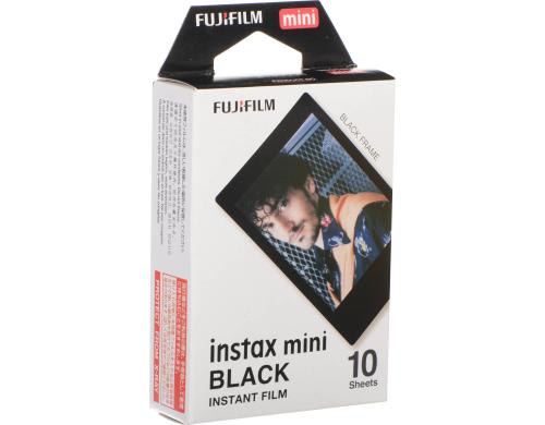 Fujifilm Instax Mini 10 Blatt schwarz zu Instax Mini 90 Neo classic / Mini 8