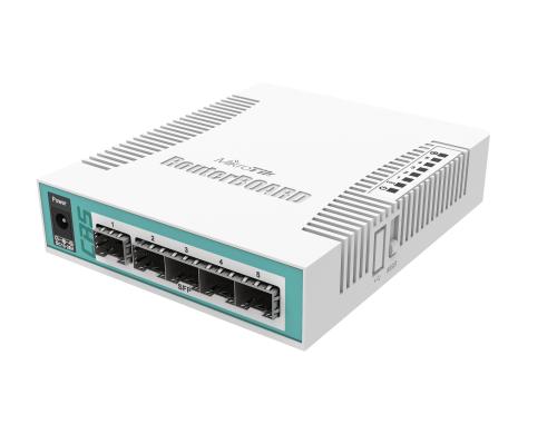 MikroTik CRS106-1C-5S: L3 Switch 1x 1Gbps, 6xSFP, Desktop, OS-Level5