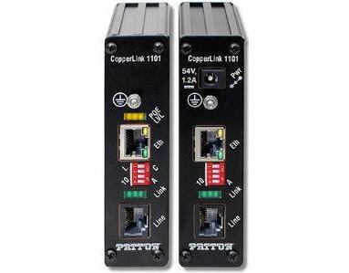 Patton Industrial CopperLink BNC Kit 1x 10/100, 802.3af mode A, BNC Line,