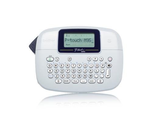 Brother P-touch PT-M95, Beschriftungsgerät farbiges Design, Display: 1Zeile/12 Zeichen