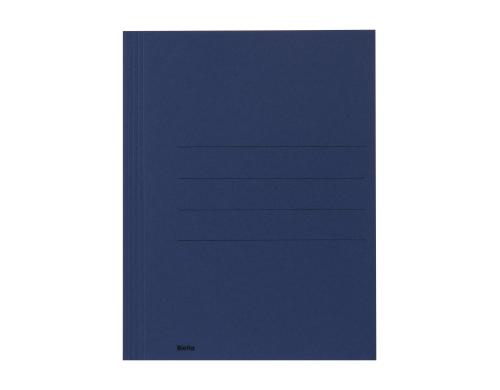 Biella Aktensammler Jura Recycolor A4, mit 3 Klappen, blau