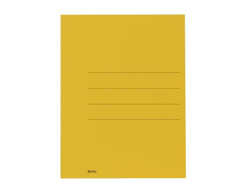 Biella Aktensammler Jura Recycolor A4, mit 3 Klappen, gelb