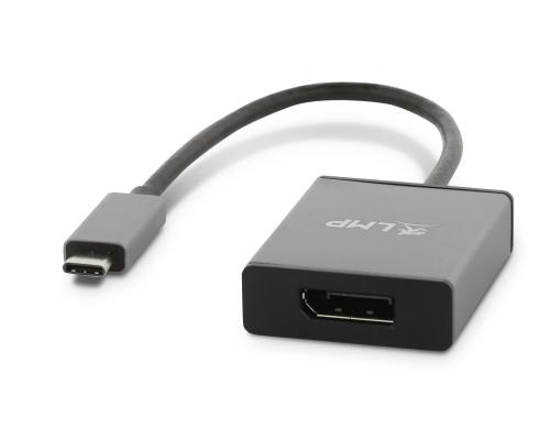 LMP USB-C 3.1 zu Displayport Adapter Aluminium Gehuse, spacegrau