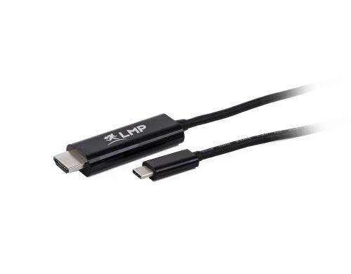 LMP USB-C 3.1 zu HDMI 2.0 Kabel 4K support, schwarz, 1.8m