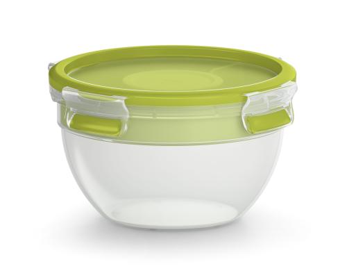 Emsa Salatbox Clip&Go rund 1.1l Fassungsvermgen 1.1 Liter
