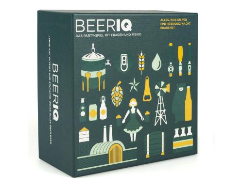 Beer IQ Quiz- & Partyspiel 2 - 12 Spieler, 18+, 200 Karten/400 Fragen