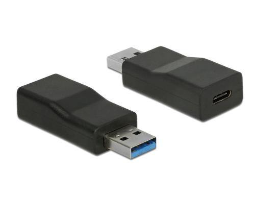 USB3.1 Adapter: A-Stecker zu C-Buchse bis 10Gbps, 1A, mit berspannunsschutz