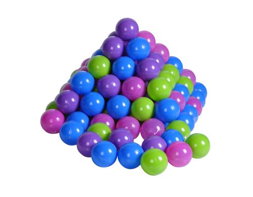 Blleset 6 cm - 100 balls/softcolor/ Alter: 3+