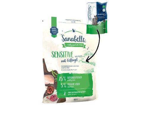 Sanabelle Trockenfutter Sensitive mit Geflgel, 0.4kg