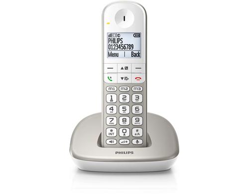 Philips XL4901S Silver Grosstasten Telefon