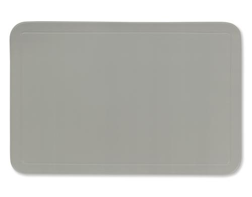 Kela Tisch-Set Uni grau 1 Stck, 100% PVC, 43.5x28.5 cm