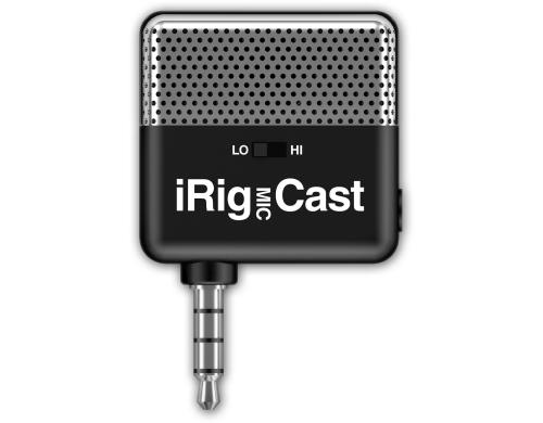IK Multimedia iRig Mic Cast Kompaktes Mikrofon fr iOS & Android