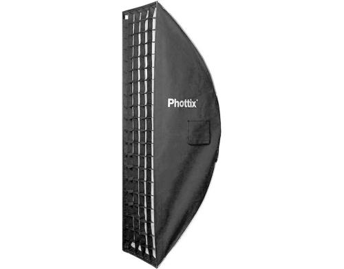 Phottix Solas Strip Softbox 35x140 cm mit Wabengitter, ohne Speedring
