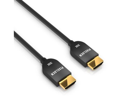 Pixelgen, HDMI 4K 18Gbps  Kabel, 0.3 Meter HDMI Kabel - THX zertifiziert - 0,30m