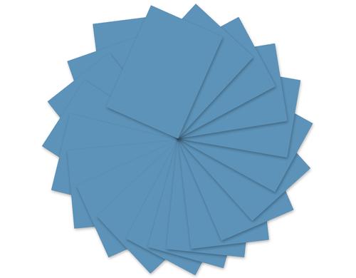 URSUS Tonzeichenpapier 130 g/m2 10 Bogen, 50 x 70 cm, himmelblau