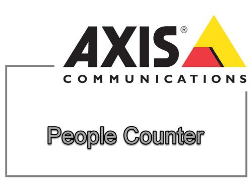 AXIS Video Analyse People Counter E-Liz Personenzhlung, hoch genau