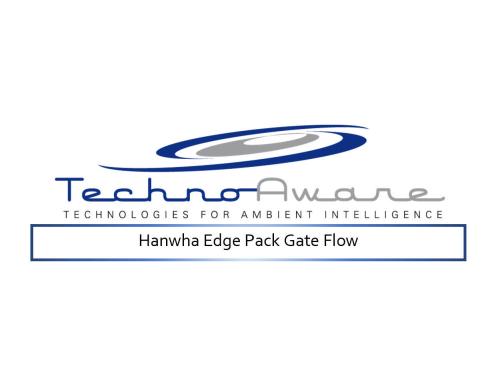 TechnoAware VTrack-GateFlowEdge-S Hanwha Edge Pack Gate Flow
